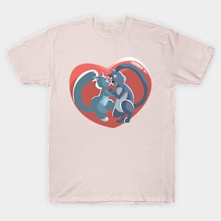 Meawtiful love T-Shirt